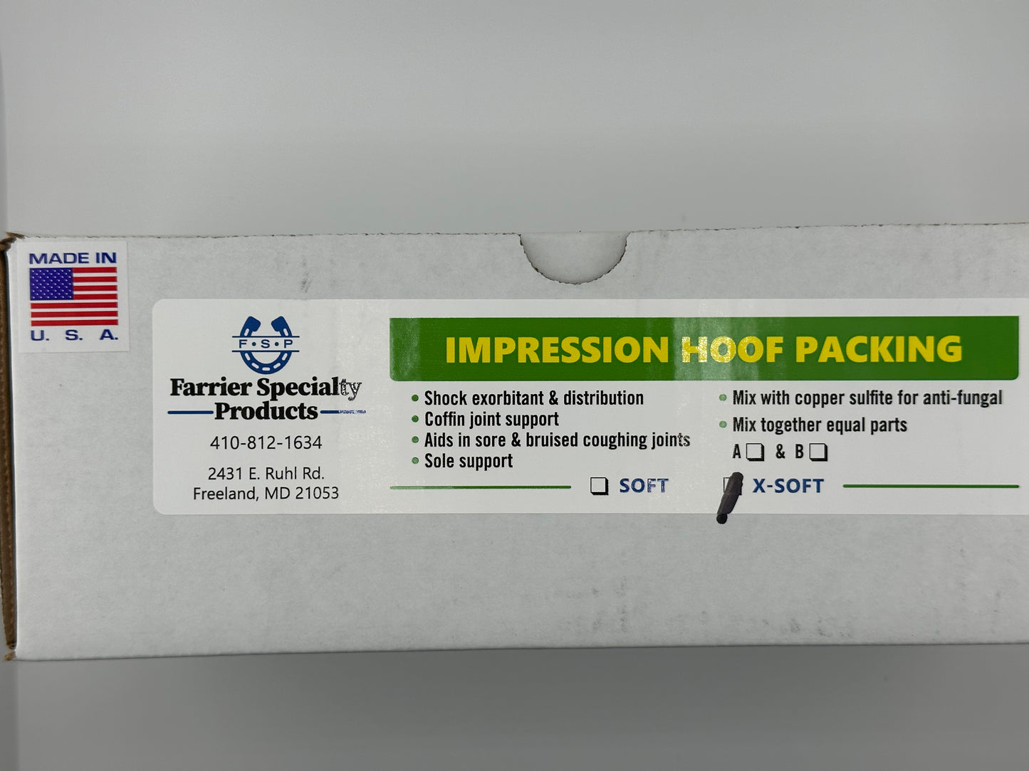 Impression Hoof Packing Material