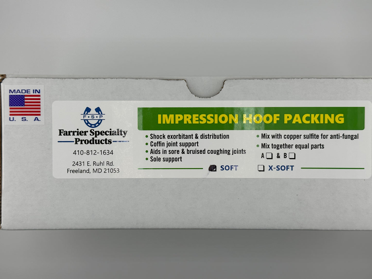 Impression Hoof Packing Material